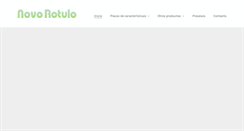 Desktop Screenshot of novorotulo.com