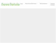 Tablet Screenshot of novorotulo.com